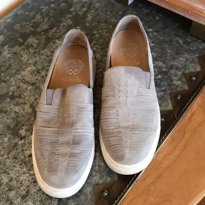 Grey Vince Camuto Suede Sneaker